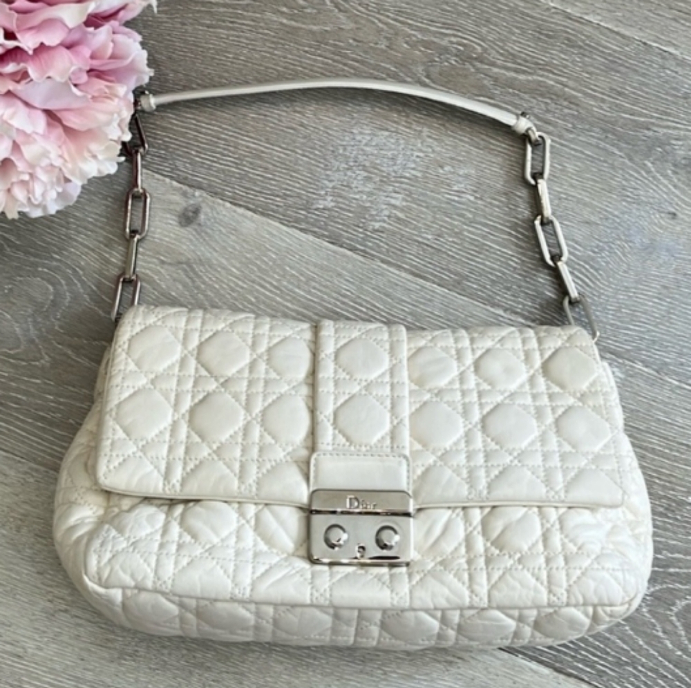 Dior White Quilted Women's Bag